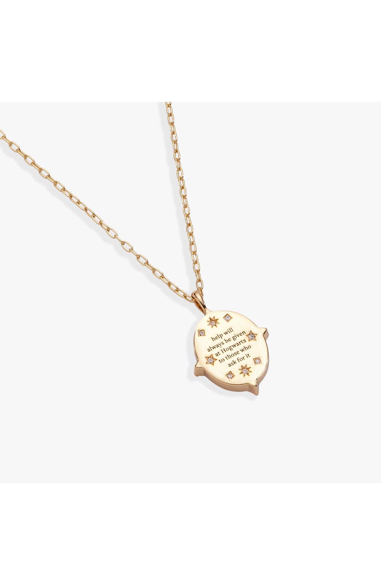 Alex and Ani Harry Potter Hogwarts Pendant Necklace, Alternate, color, Gold