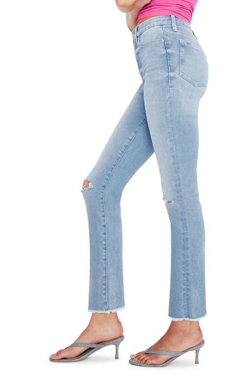 Shop Good American Always Fit Good Classic Ripped Skinny Jeans In Indigo664