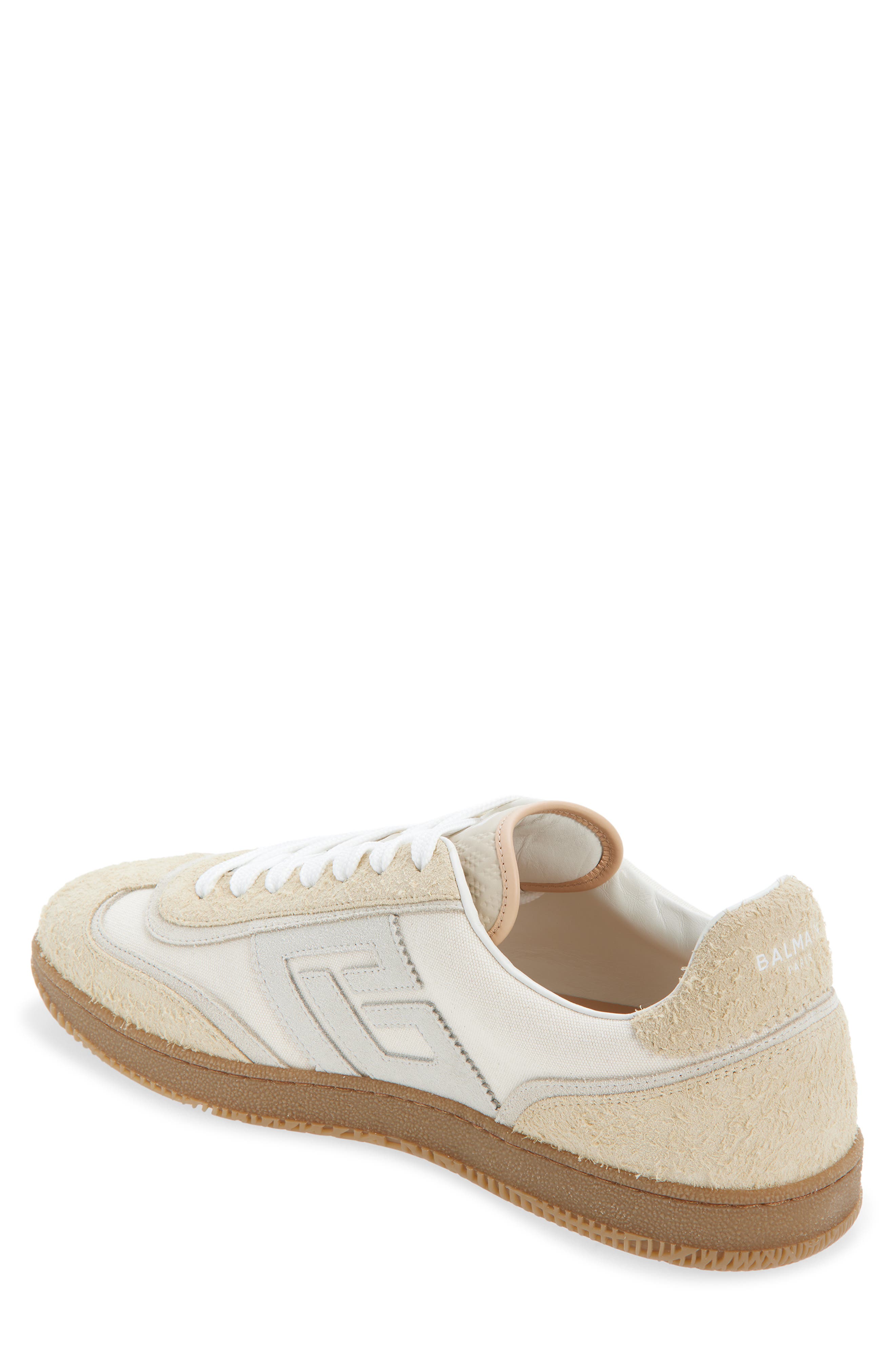 Balmain Swan Trainer Sneaker, Alternate, color, 0Da Cream