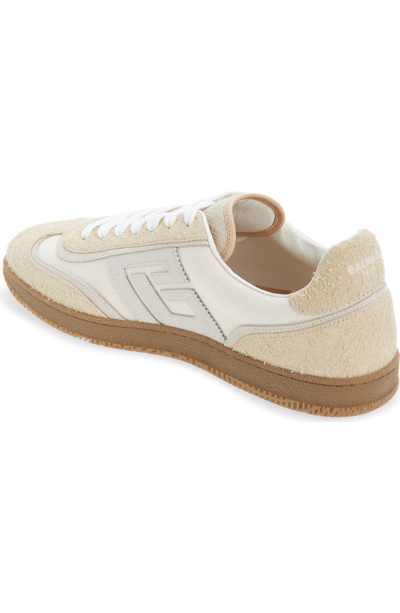 Balmain Swan Trainer Sneaker, Alternate, color, 0Da Cream