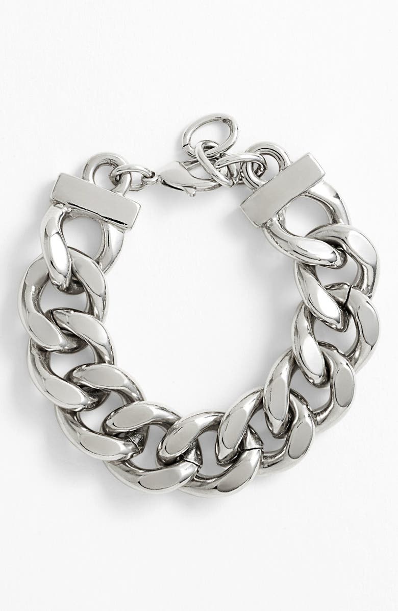 Nordstrom Large Curb Link Bracelet, Alternate, color, 
