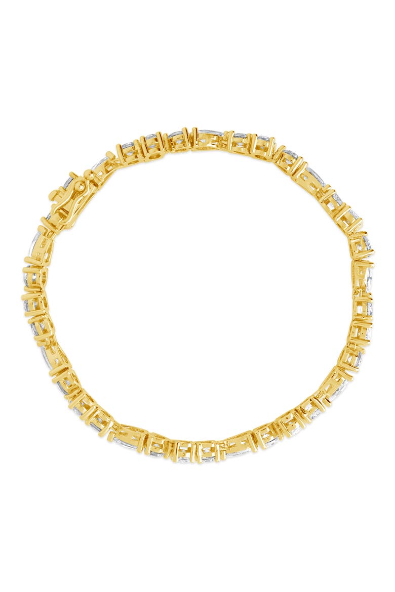Cubic Zirconia Bracelet, Alternate, color, GOLD