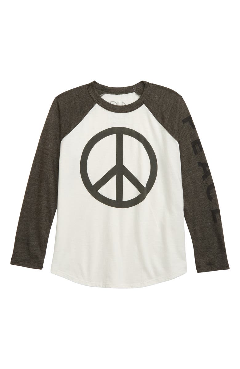 Chaser Peace Baseball Shirt, Main, color,