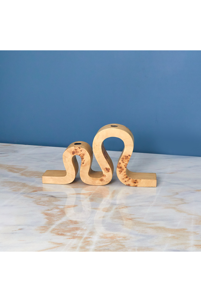 Uma Burl Wood Candle Holder, Alternate, color, Natural