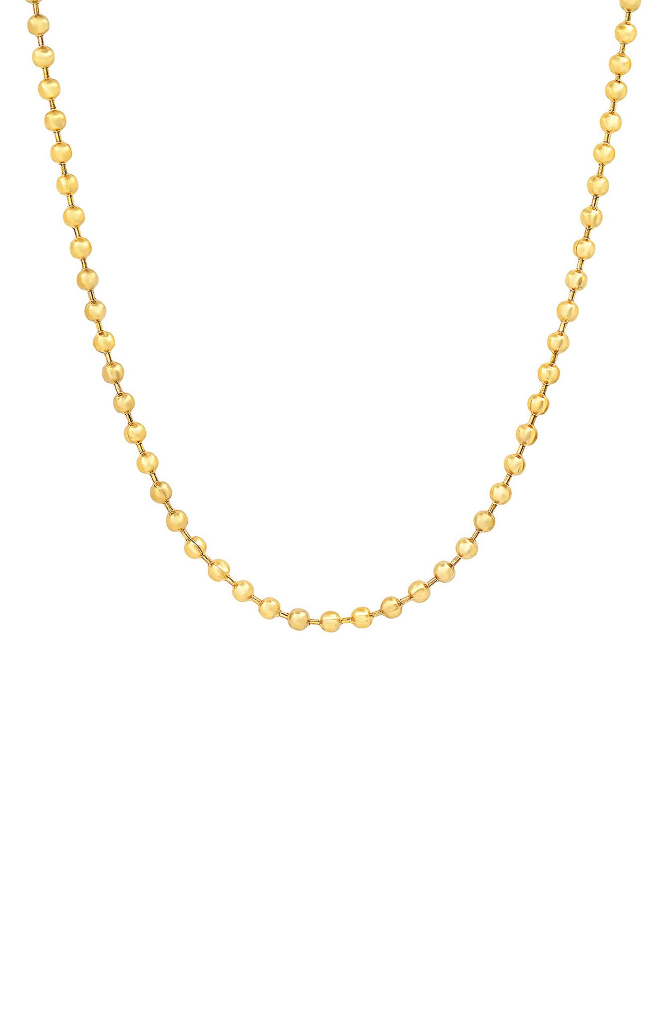 Men's Bead Chain Necklace
