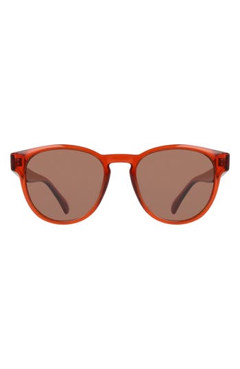 Dragon 53mm Round Sunglasses In Shiny Crystal Rust