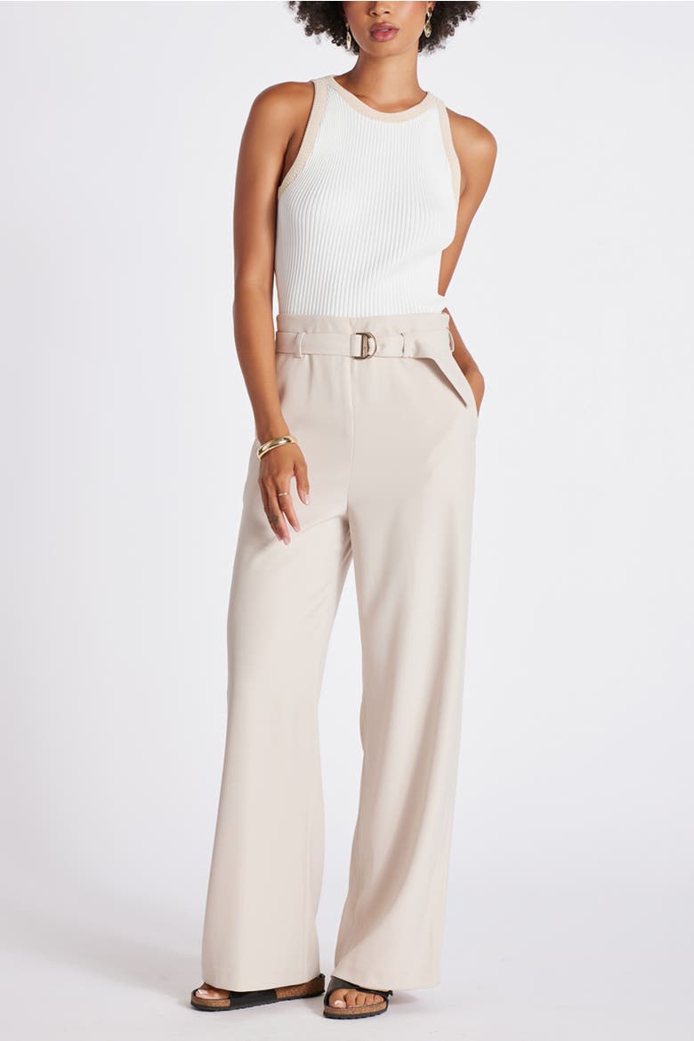 Candace Ribbed Sweater Tank, Alternate, color, Natural