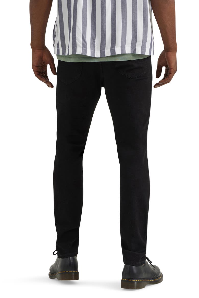 Rider Stretch Slim Straight Leg Jeans, Alternate, color, CLEAN BLACK