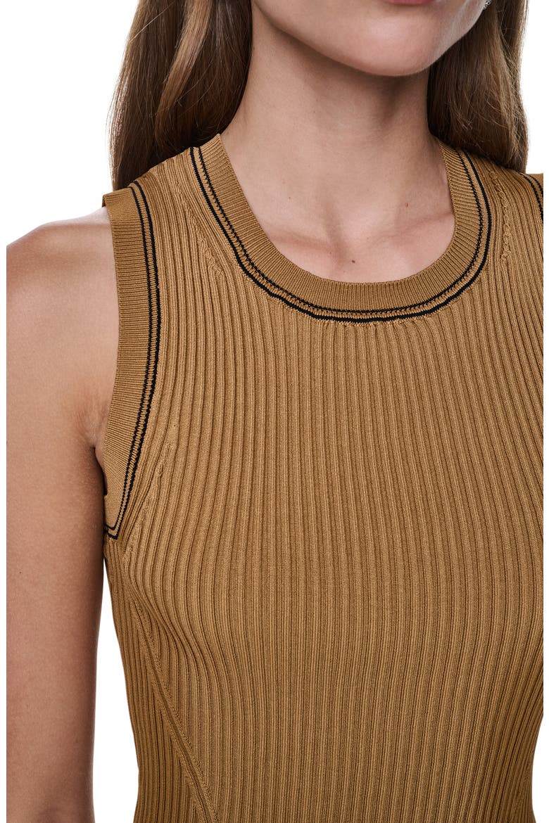 Contrast Stitch Tank, Alternate, color, DUNE