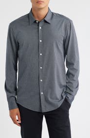 BOSS Roan Kent Slim Fit Button-Up Shirt