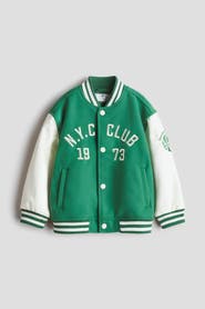 H&M Motif-detail Baseball Jacket
