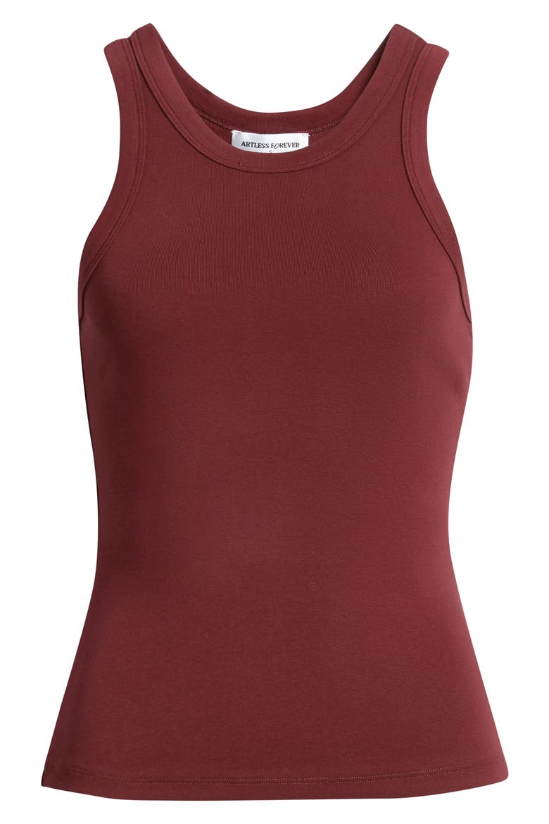 Jude Tank Top, Alternate, color, MERLOT