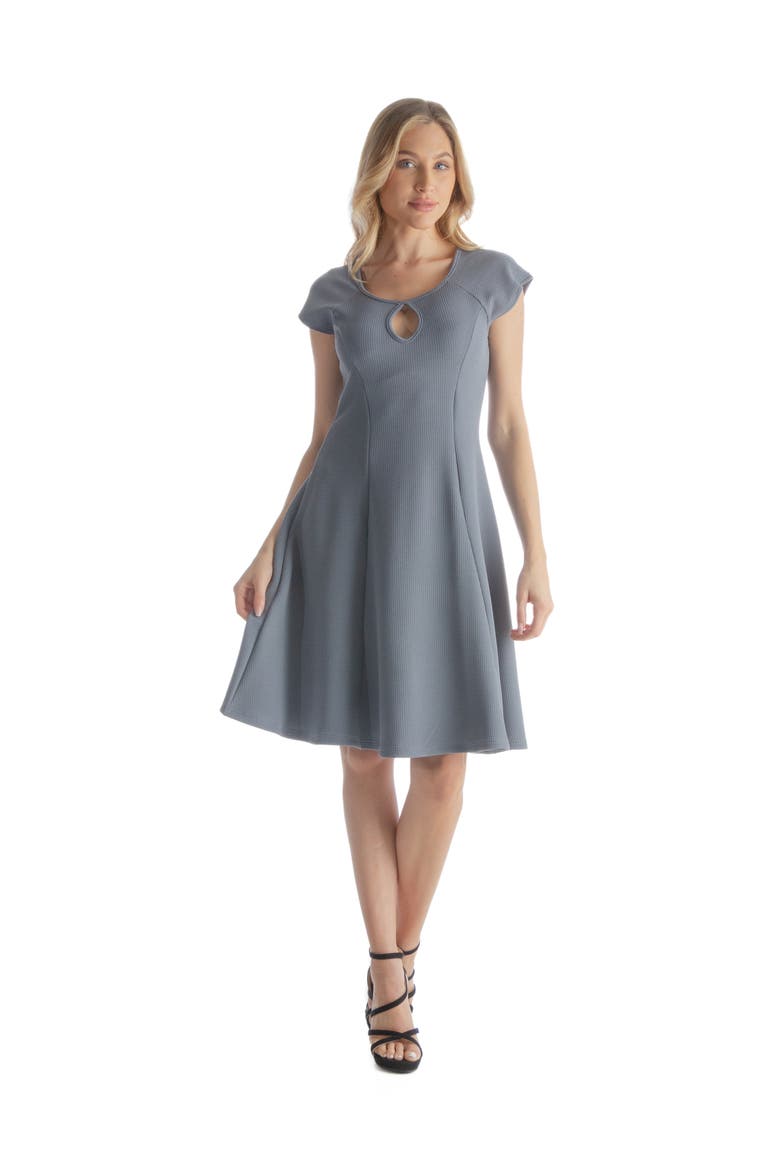 V-Neck Sleeveless Maxi Dress with Belt, Main, color, Grey