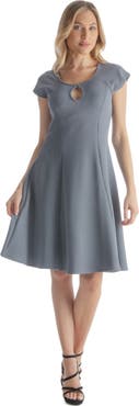 24seven Comfort Apparel V-Neck Sleeveless Maxi Dress with Belt