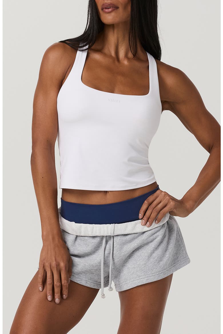 AllTheForm Logo Performance Tank, Main, color, WHITE