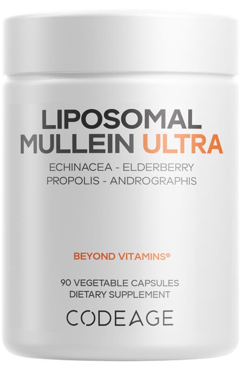 Liposomal Mullein Ultra, Elderberry, Propolis, Echinacea Supplement