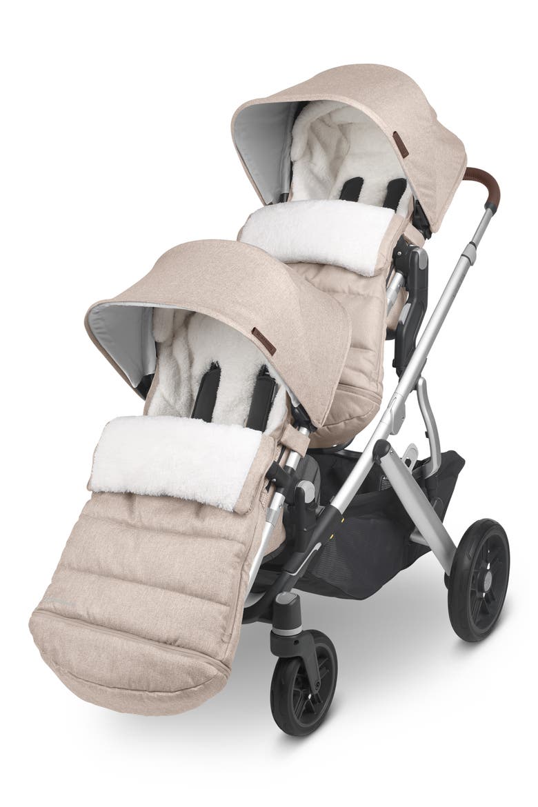 CozyGanoosh Stella Fleece Lined Footmuff, Main, color, OAT MELANGE