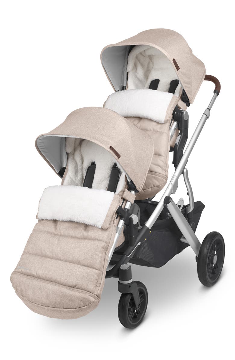 UPPAbaby CozyGanoosh Stella Fleece Lined Footmuff, Main, color, Oat Melange