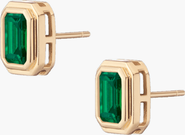 Aurate New York Lab Grown Emerald Heirloom Stud Earrings