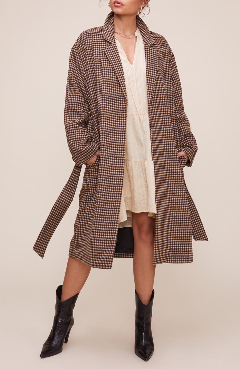 ASTR the Label Roxanne Belted Coat, Alternate, color,