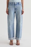 AG Mercer Cuffed High Waist Barrel Jeans
