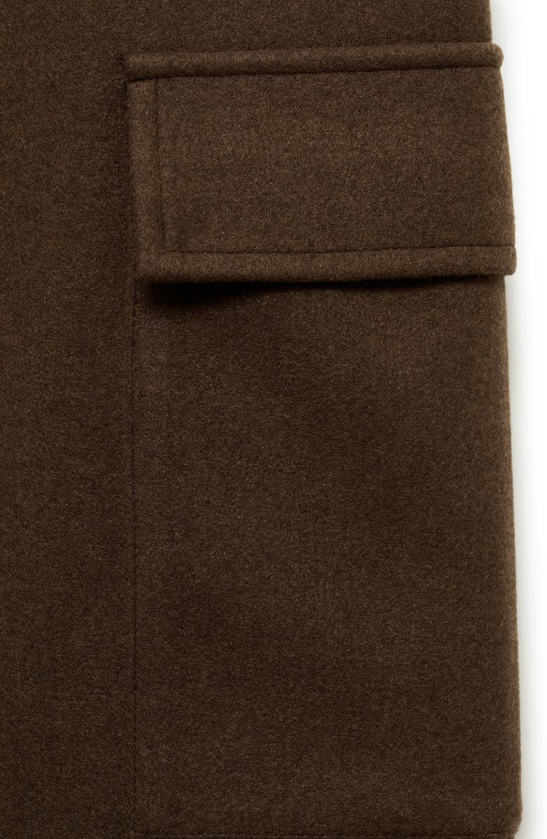 MANGO Slit Cargo Midi Skirt, Alternate, color, 