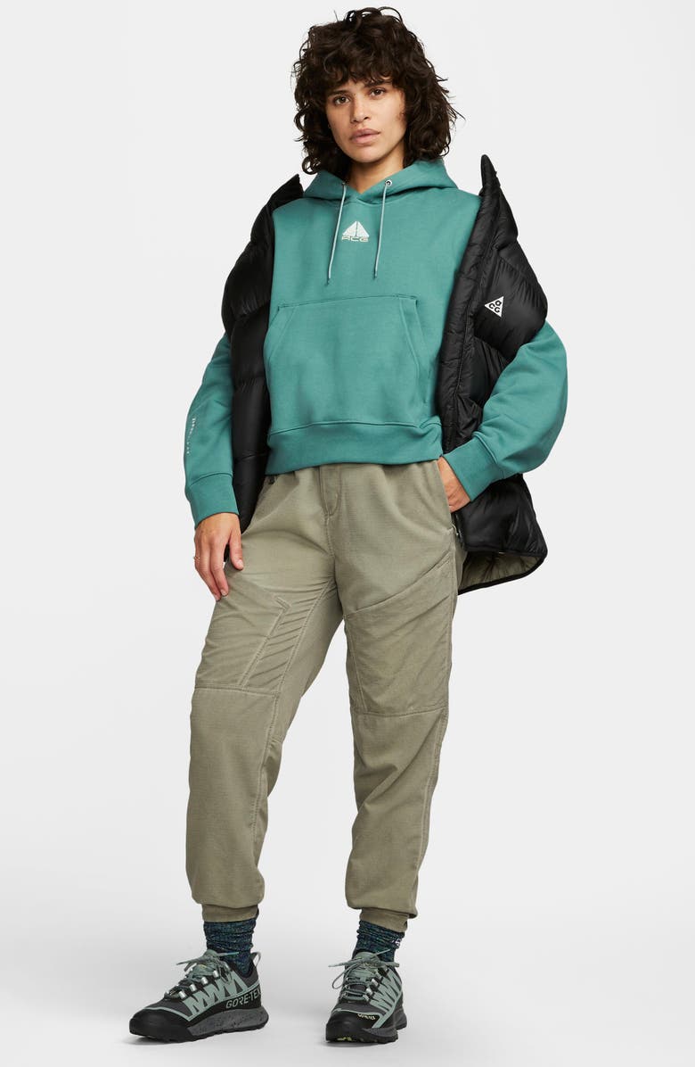 Nike ACG Therma-FIT Tuff Fleece Hoodie, Alternate, color, Bicoastal/ Honeydew/ Sage