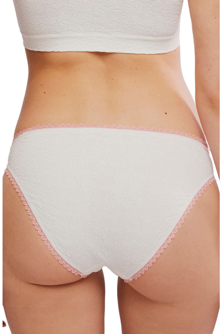 Sweet Point Seamless Bikini, Alternate, color, WHITE ALYSSUM
