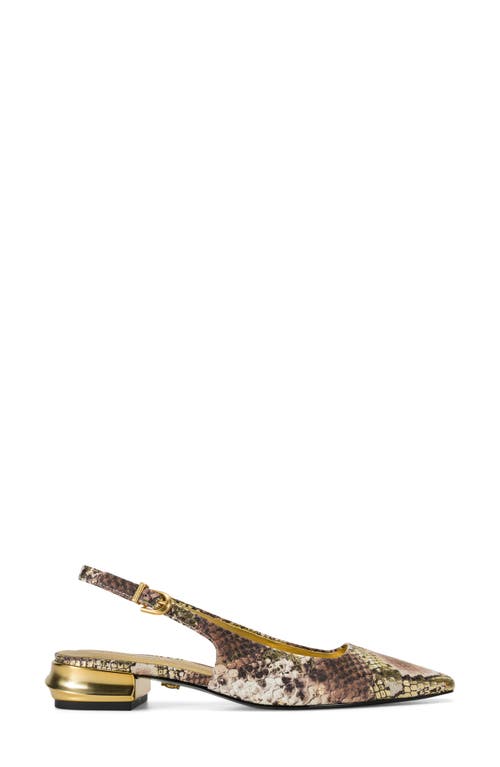 Donna Karan New York Savita Slingback Pump In Gold