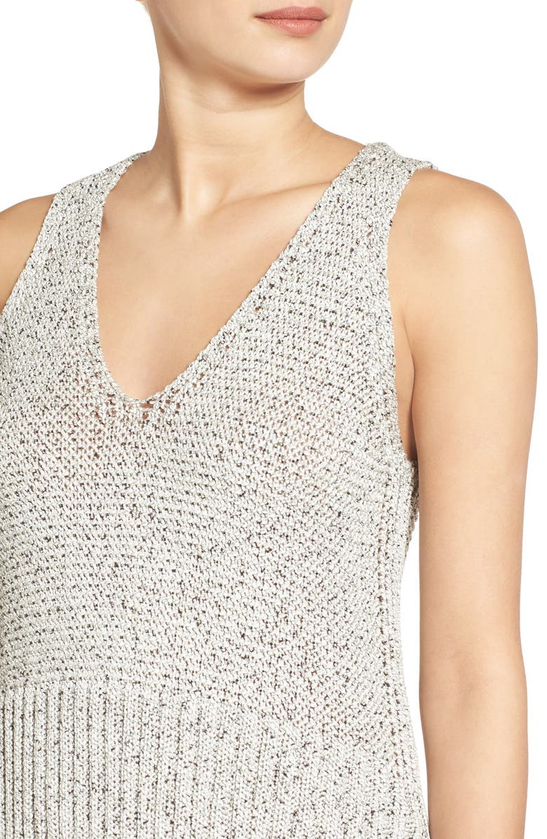 ASTR the Label ASTR Marled Sweater, Alternate, color, White-Black