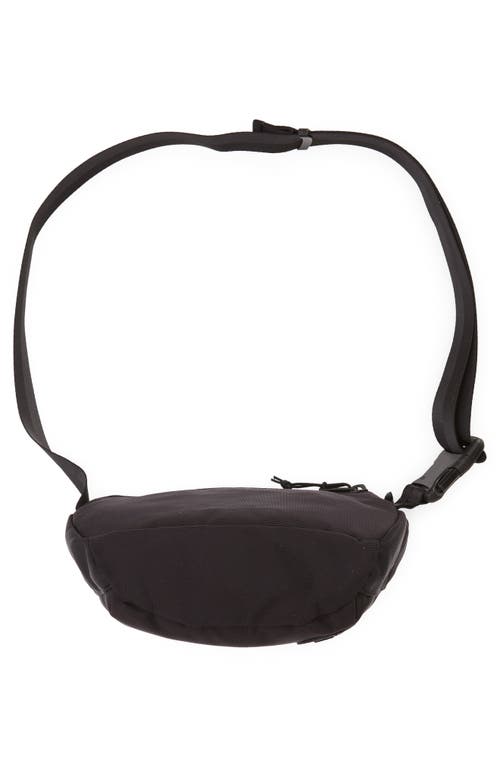 Baboon To The Moon Water Resistant Nylon Belt Bag In Black