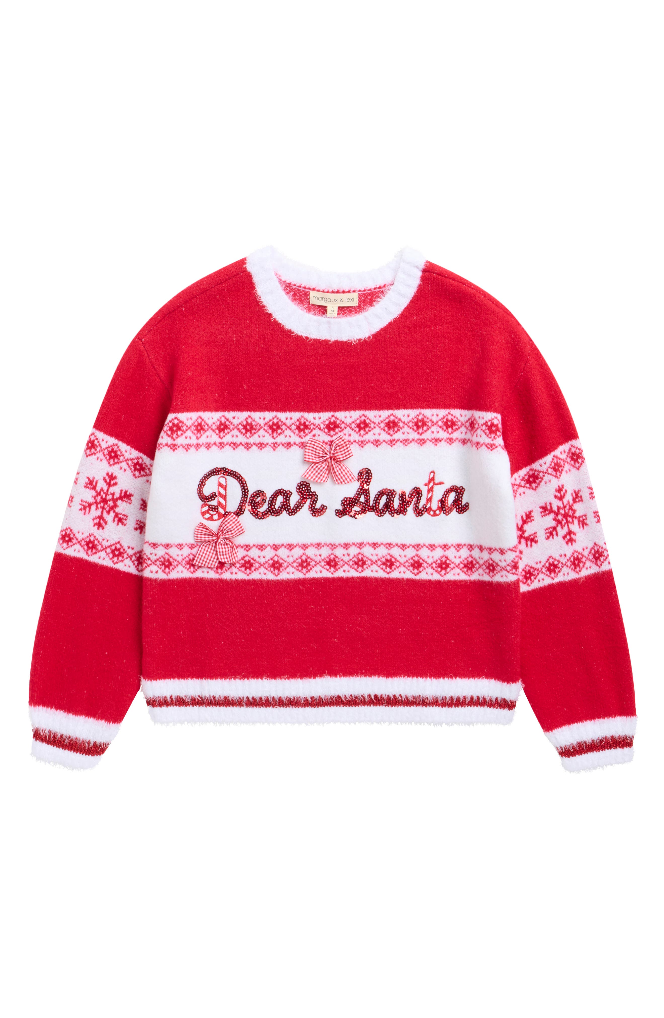 Kids' Dear Santa Sequin Sweater