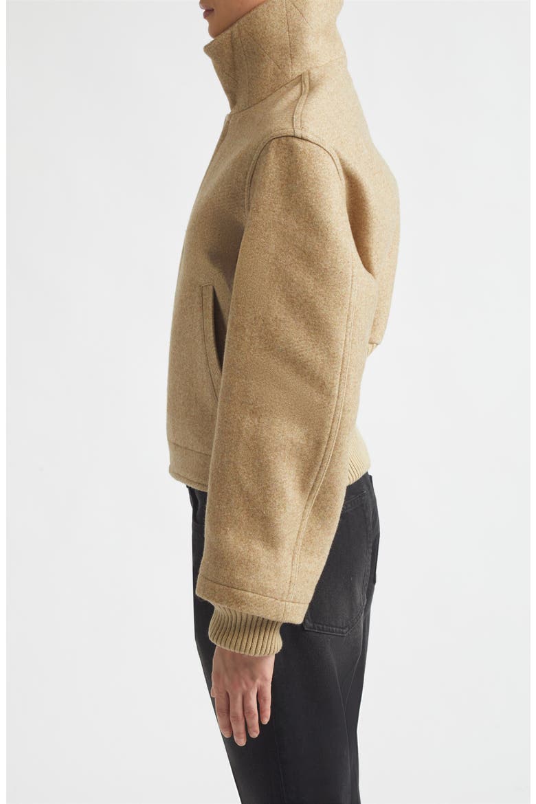 Bomber Jacket, Alternate, color, CAMEL MELANGE