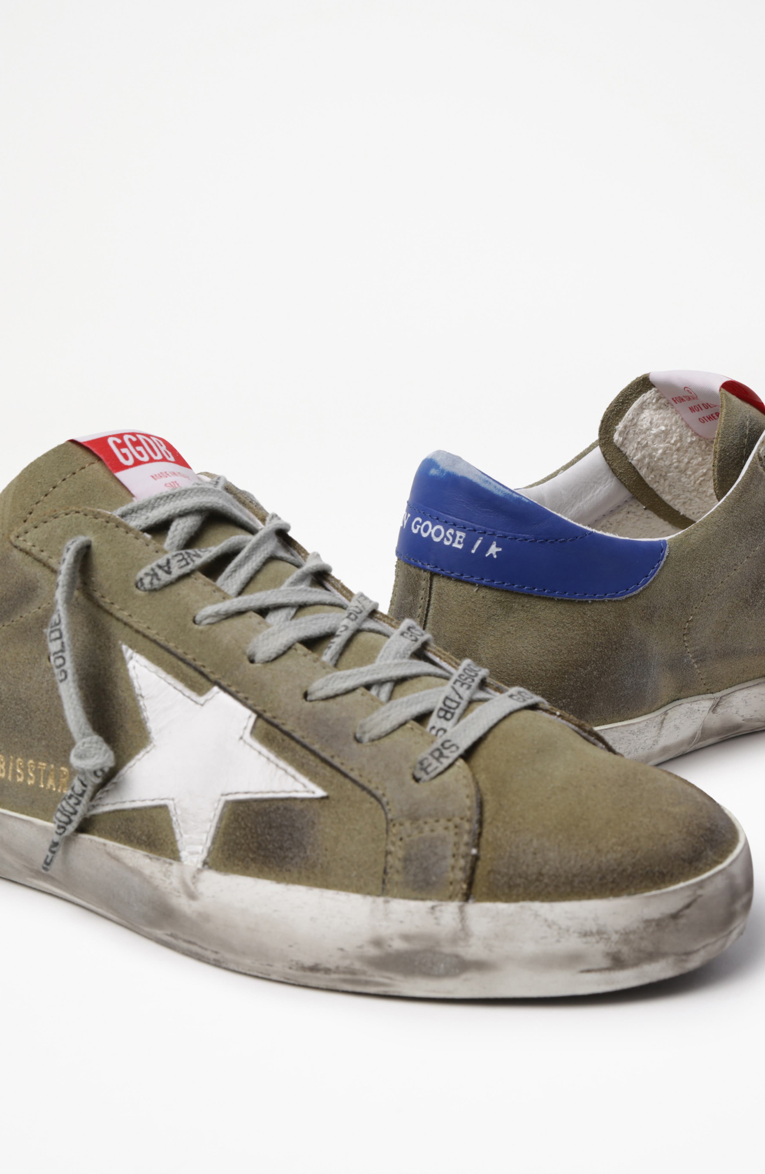 Super Star Sneaker (Nordstrom Exclusive), Alternate, color, WOOD GREEN/ WHITE/ BLUE
