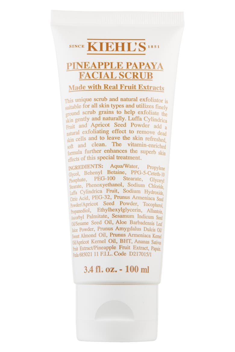 Pineapple Papaya Facial Scrub, Alternate, color, NO COLOR