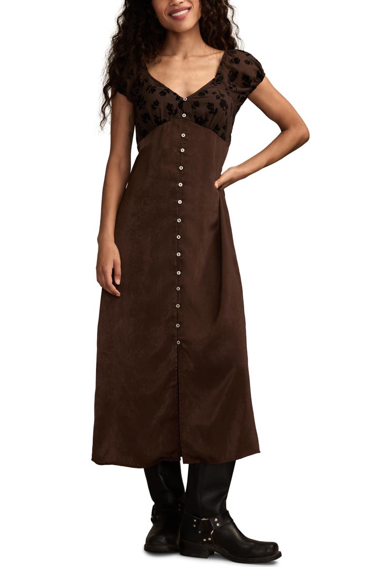 chocolate brown satin midi dress Silk Lace Strapless hide_Not Available in Retail Pro Depending on the size Decide on Bridesmaid Dress Size:12P