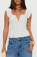 Princess Polly Jacenda Lace Up Top