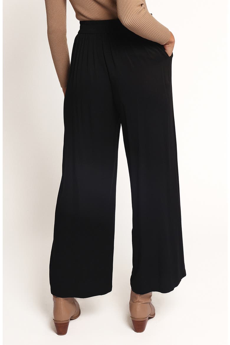 Rissa Wide Leg Pants, Alternate, color, BLACK