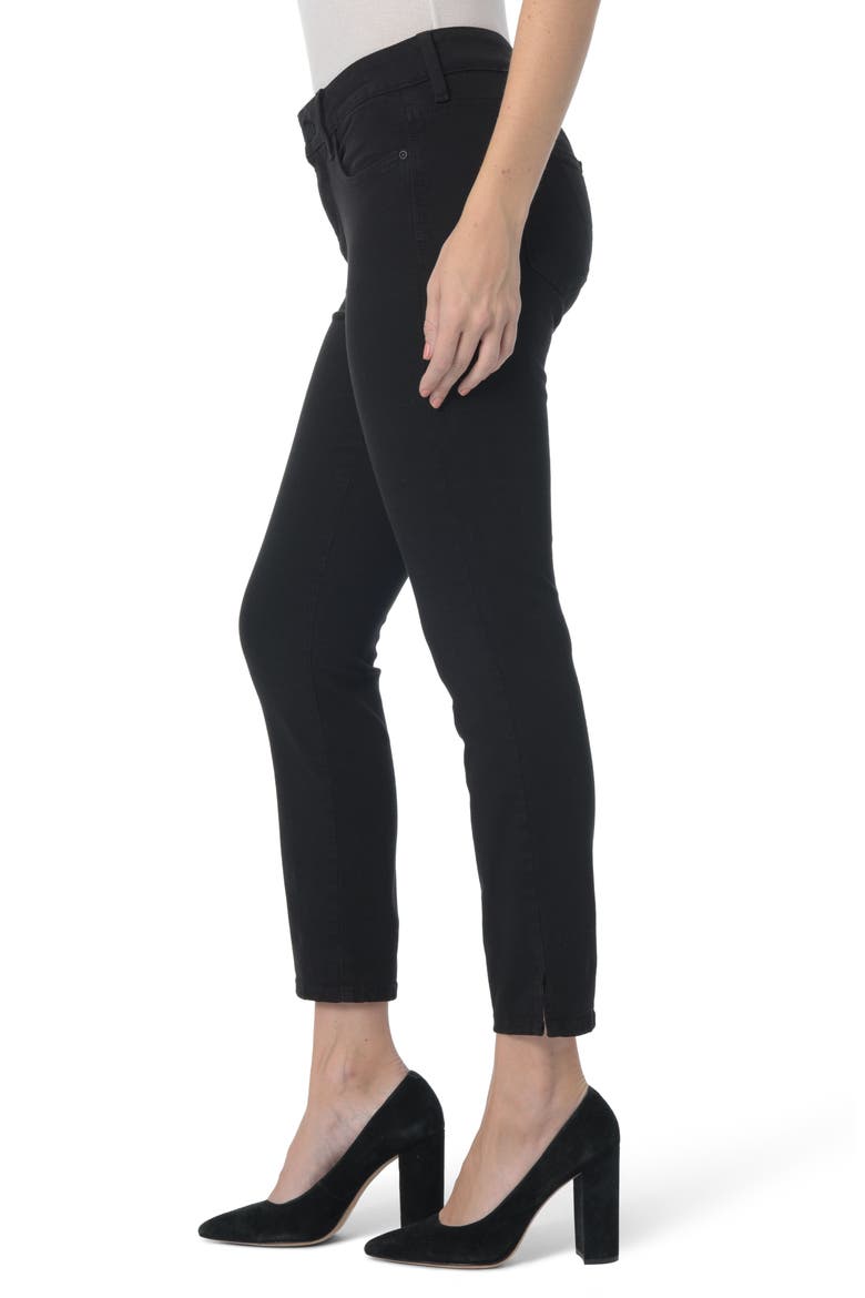 Ami Stretch Ankle Skinny Jeans, Alternate, color, BLACK