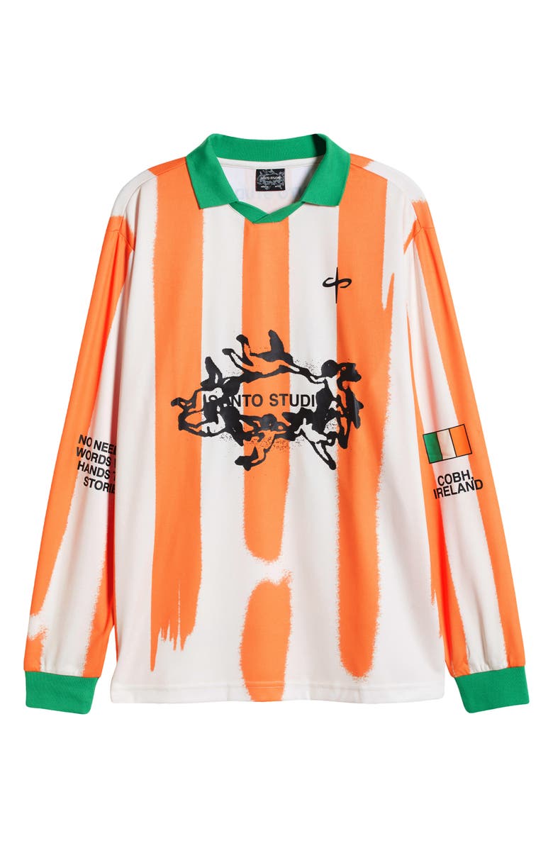 SANTO STUDIO Callum Walsh Long Sleeve Polo, Alternate, color,