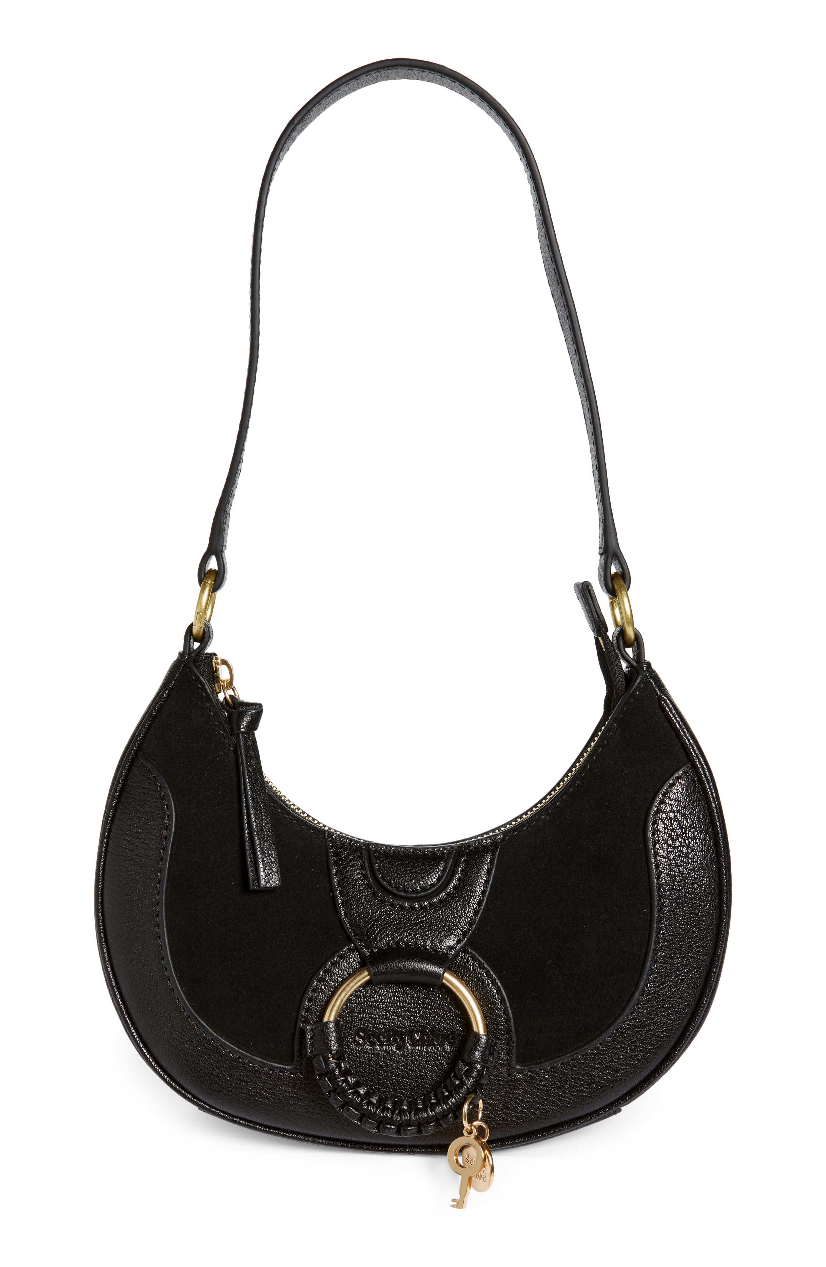 See by Chloé Hana Leather Shoulder Bag, Main, color, 