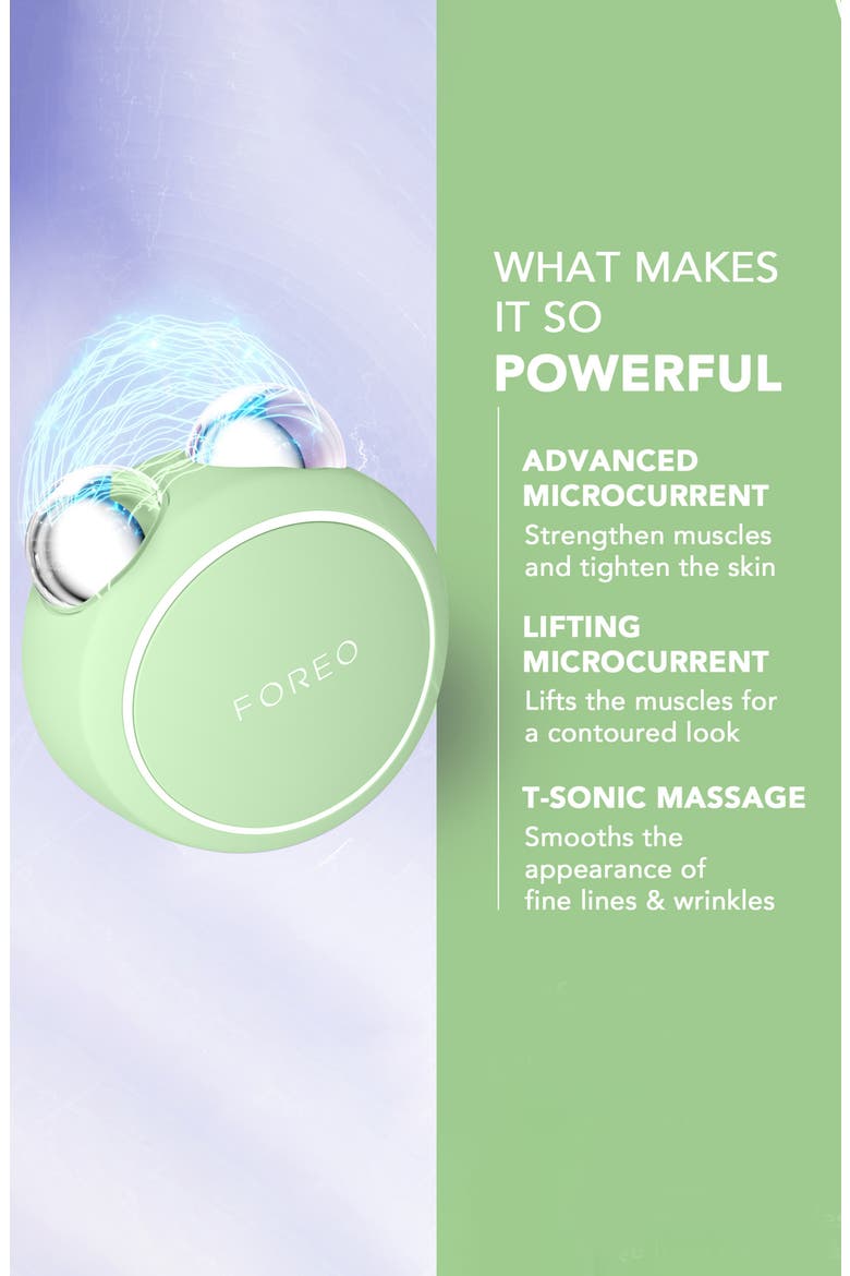 BEAR 2 go Microcurrent Facial Toning Device, Alternate, color, PISTACHIO