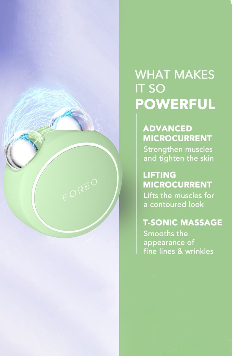 FOREO BEAR 2 go Microcurrent Facial Toning Device, Alternate, color, Pistachio