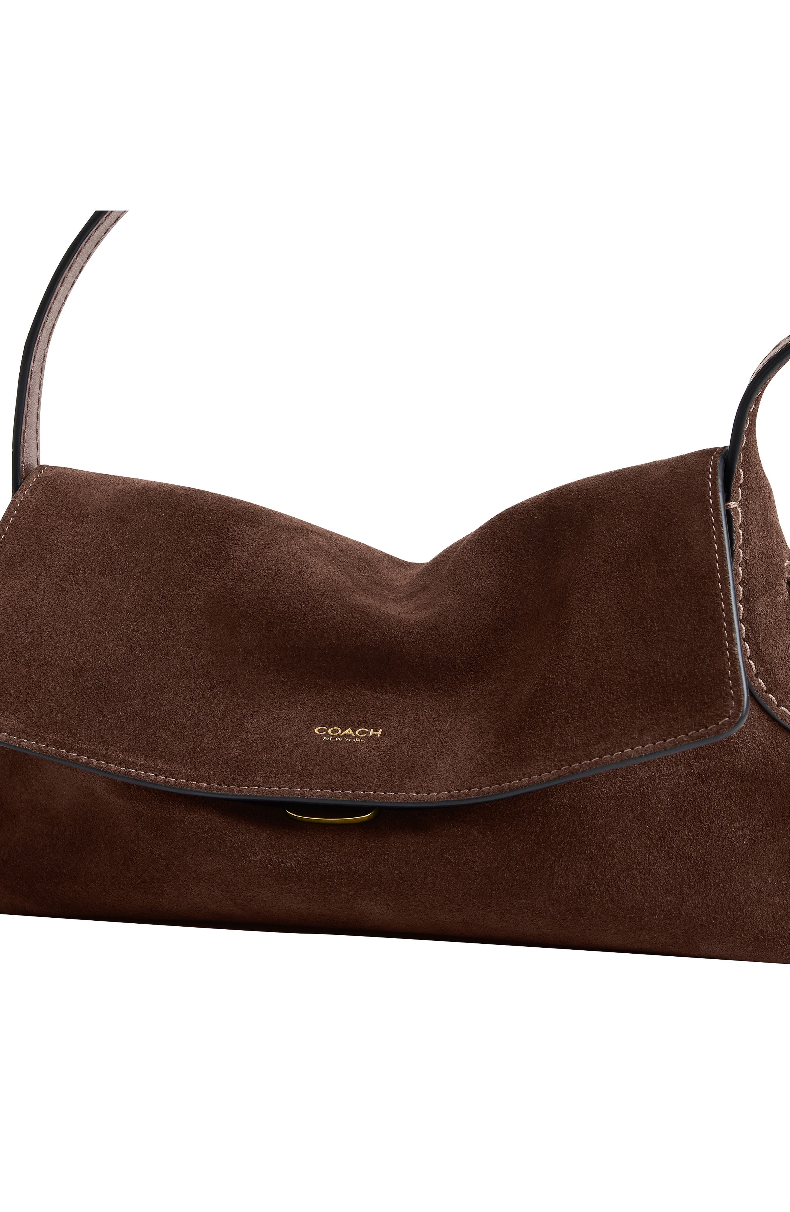 Chelsea 26 Leather Shoulder Bag, Alternate, color, B4/ DARK CHOCOLATE