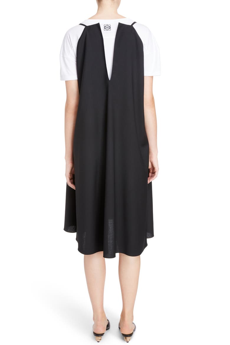 Trapeze Slipdress, Main, color, BLACK