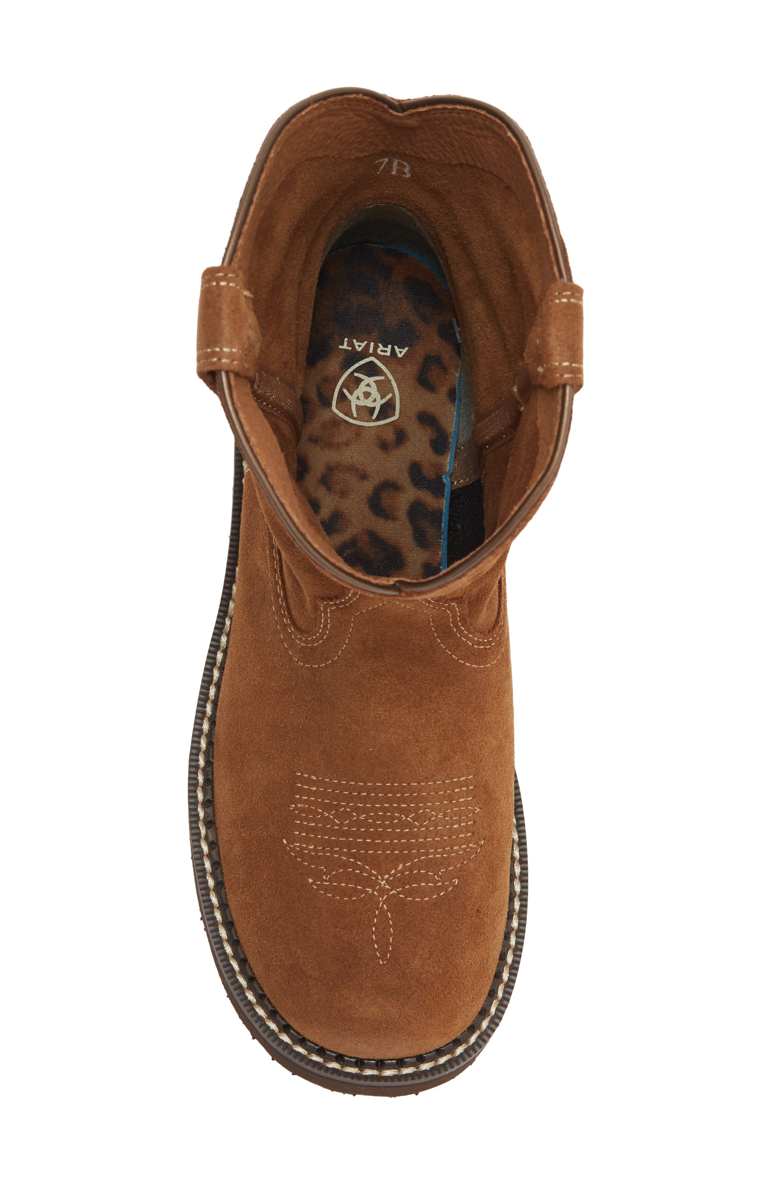 Fatbaby Slouch Western Boot, Alternate, color, CRUSHED PEANUT