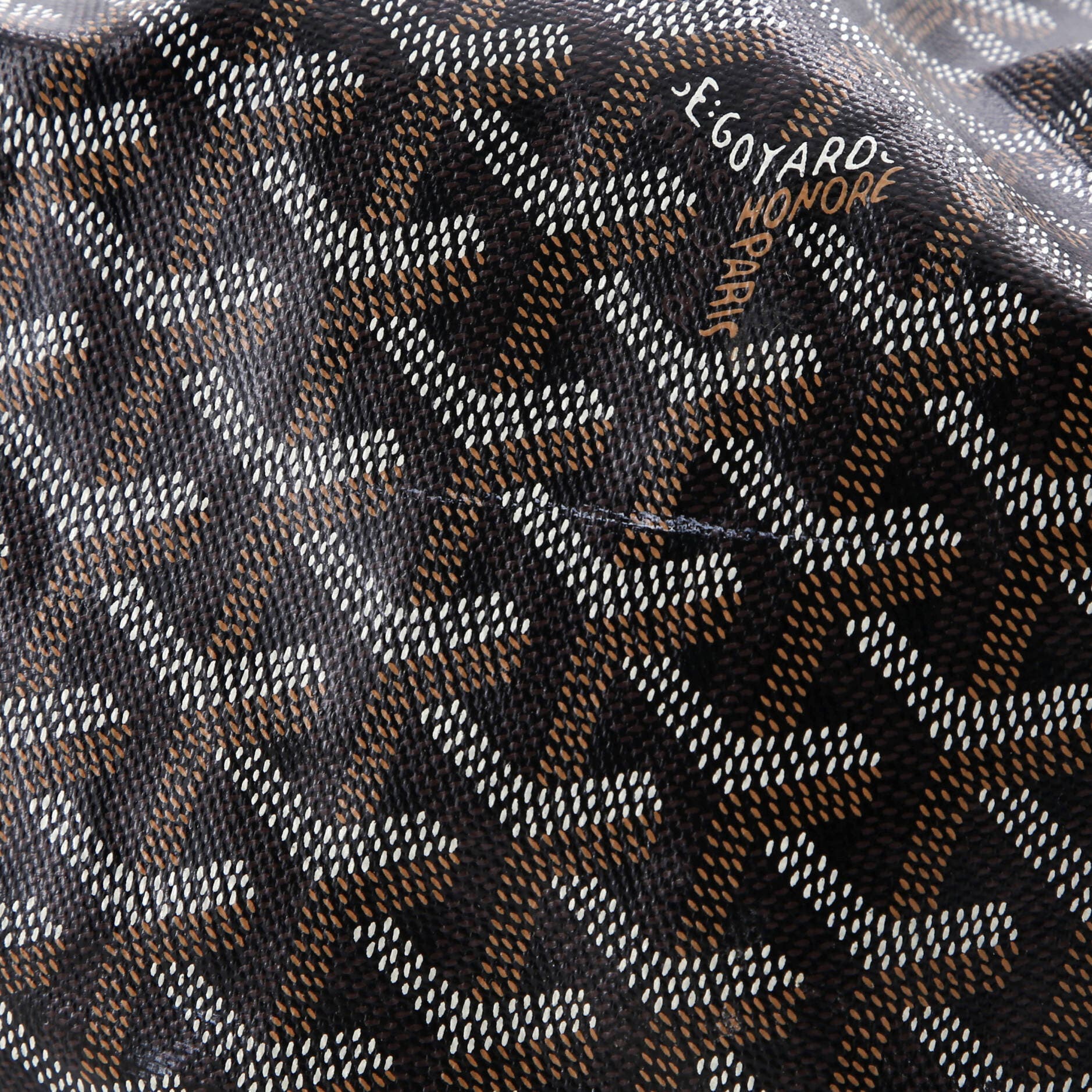 Pre-Owned Goyard Saint Louis Tote Coated Canvas PM, Alternate, color, Black