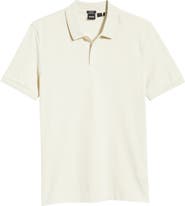 BOSS Parlay Herringbone Cotton Polo