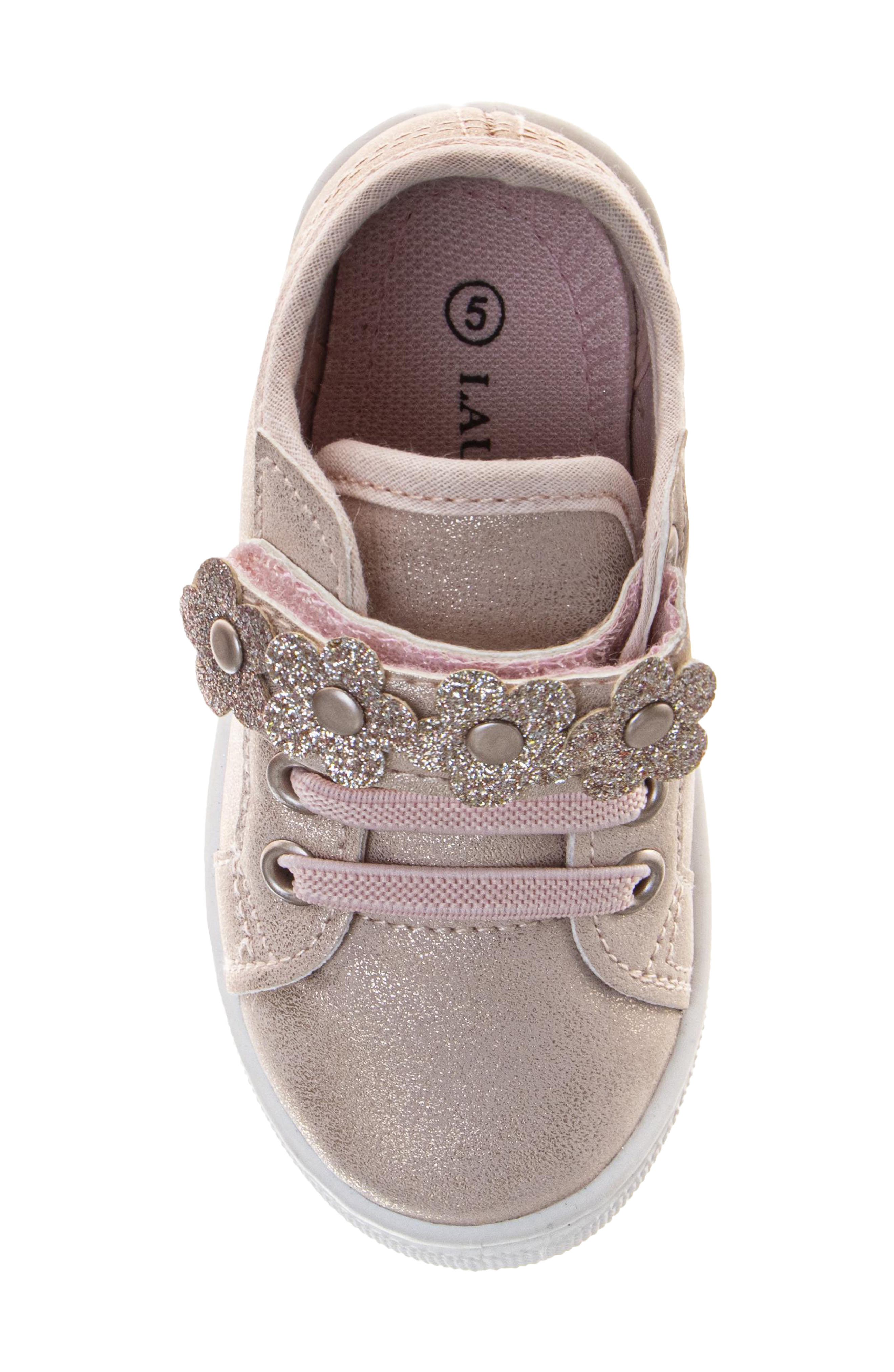Kids' Embellished Low Top Sneaker, Alternate, color, PINK