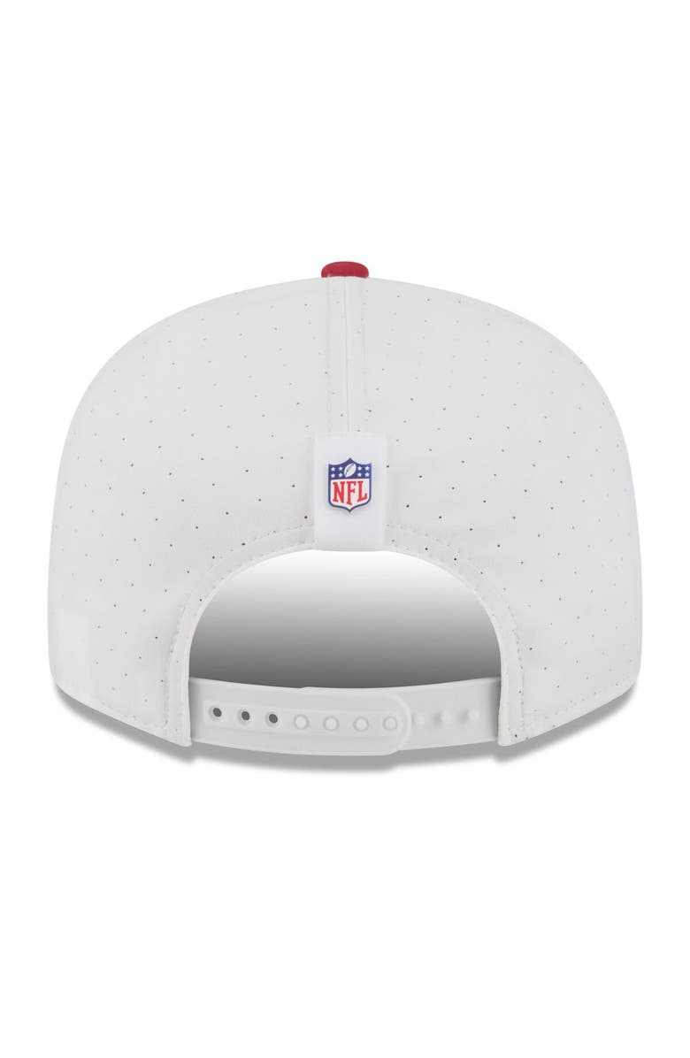 New Era Men's New Era White/Cardinal Arizona Cardinals 2025 NFL Training Camp Split Panel 9FIFTY Snapback Hat, Alternate, color, White